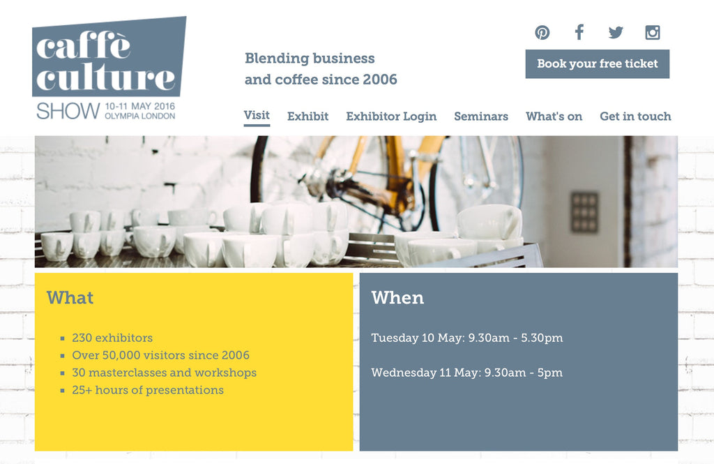 Toper Roasters Exhibiting at Caffe Culture 2016